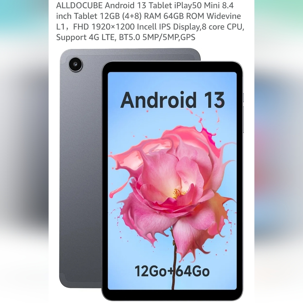 MUST GO!! Alldocube iPlay 50 Mini 8.4 inch Tablet with Android 13